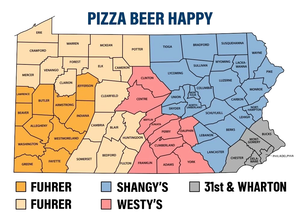 Distribution Map By Region